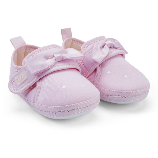 Baby Booties Bow Star Pink - Sunshine
