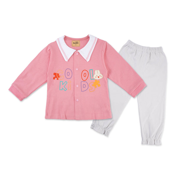 Baby Girl Pajama Set Bear Pink - Sunshine