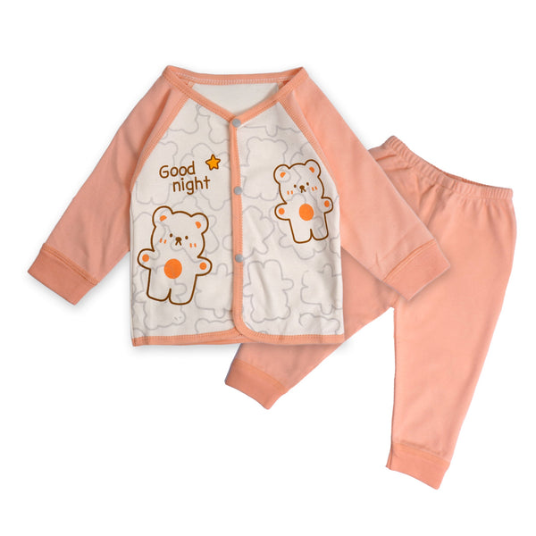 Baby Warm Night Suit Orange - Sunshine