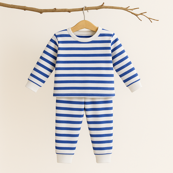 Baby Innerwear Set Pink & Blue Stripes - Sunshine