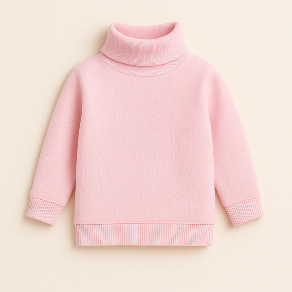 SY Kids Mock Neck Pink - Sunshine
