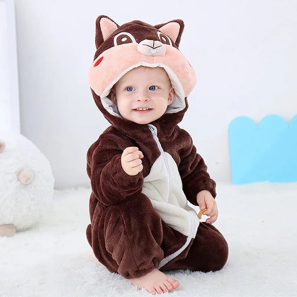 Fleece Animal Costume Squirrel Brown - Sunshine
