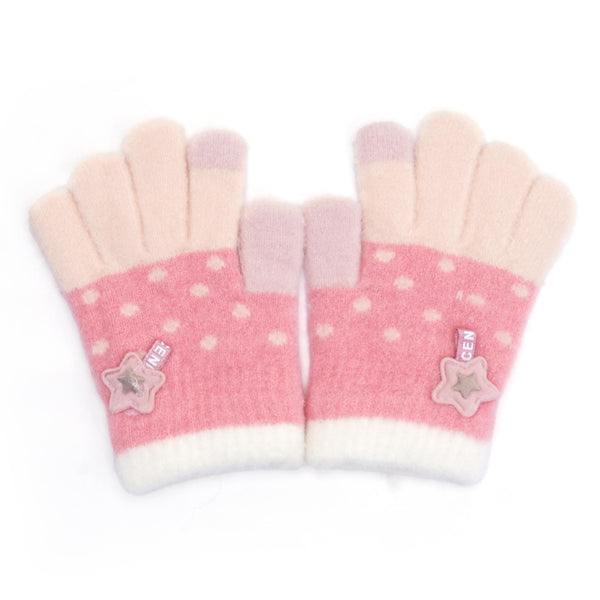 Baby Fleece Glove Pink - Sunshine