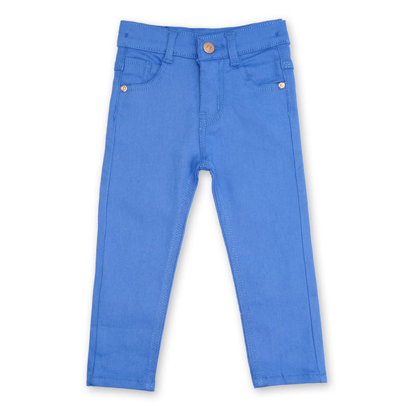 Kids Cotton Chino Pants Light Blue - Sunshine