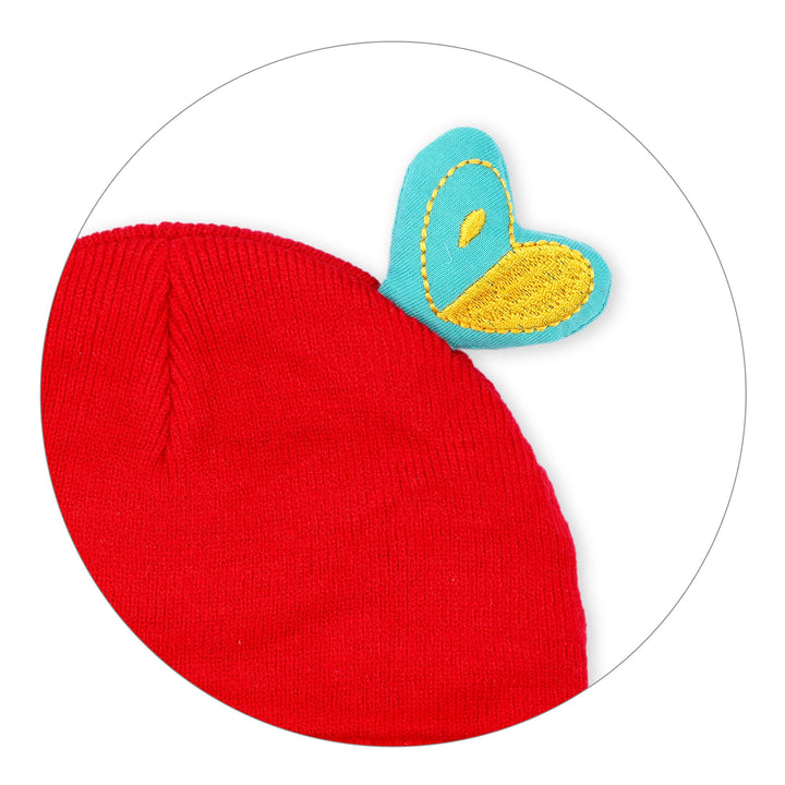 SUNSHINE BABY WOOLEN CAP RED