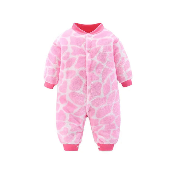 SUNSHINE VELVET ROMPER PINK BLOCKS NO-73-48(9-12M)