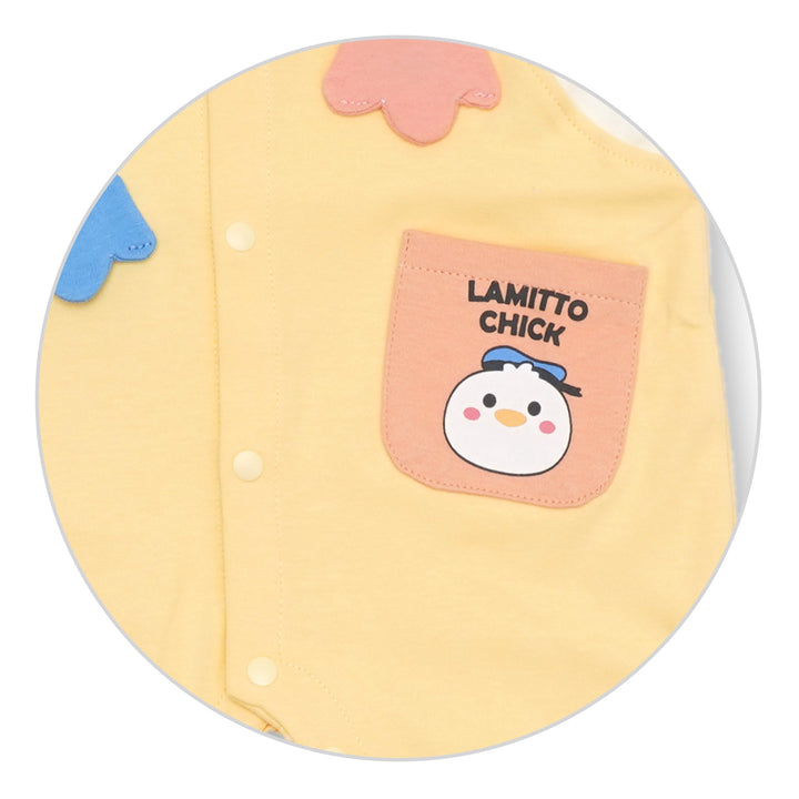 SUNSHINE BABY ROMPER LAMITTO CHICK YELLOW & WHITE 90/48 18-24 M