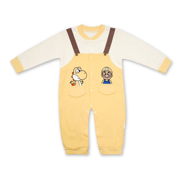 SUNSHINE BABY ROMPER LITTLE DINO YELLOW & WHITE 90/48 18-24 M