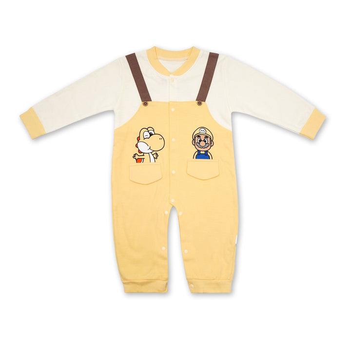 SUNSHINE BABY ROMPER LITTLE DINO YELLOW & WHITE 90/48 18-24 M