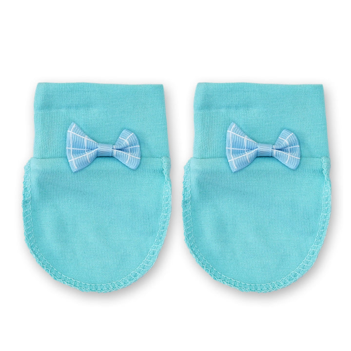 SUNSHINE BABY ROMPER PACK OF 3 BOW TURQUOIS  6-9M