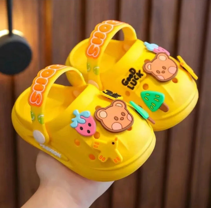 SUNSHINE KIDS CROCS GOOD LUCK YELLOW (3-4 YEAR) (22/23) 150MM