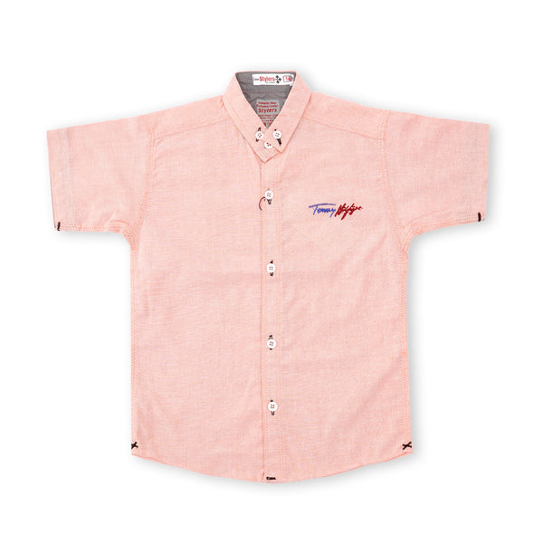 SUNSHINE BOYS POLO HALF SLEEVES PEACH NO.26 (9-10) Y