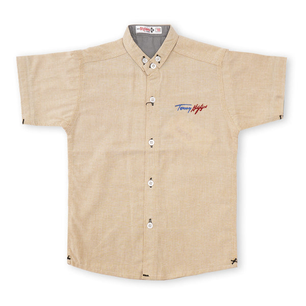 SUNSHINE BOYS POLO HALF SLEEVES BEIGE NO.26 (9-10) Y