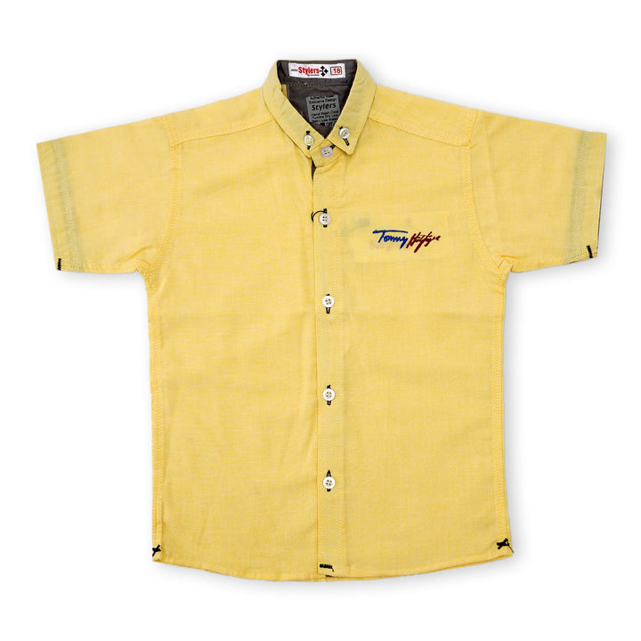 SUNSHINE BOYS POLO HALF SLEEVES YELLOW NO.26 (9-10) Y