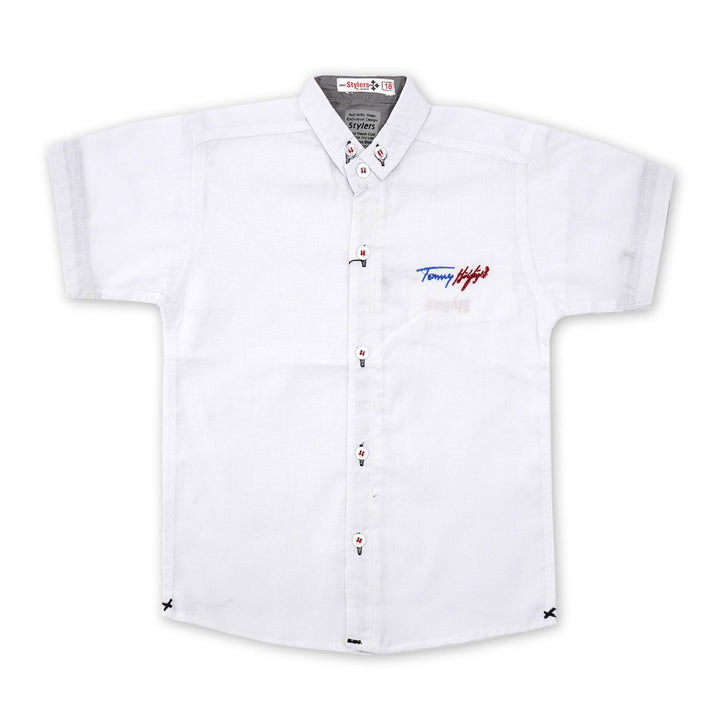 SUNSHINE BOYS POLO HALF SLEEVES WHITE NO.24 (7-8) Y