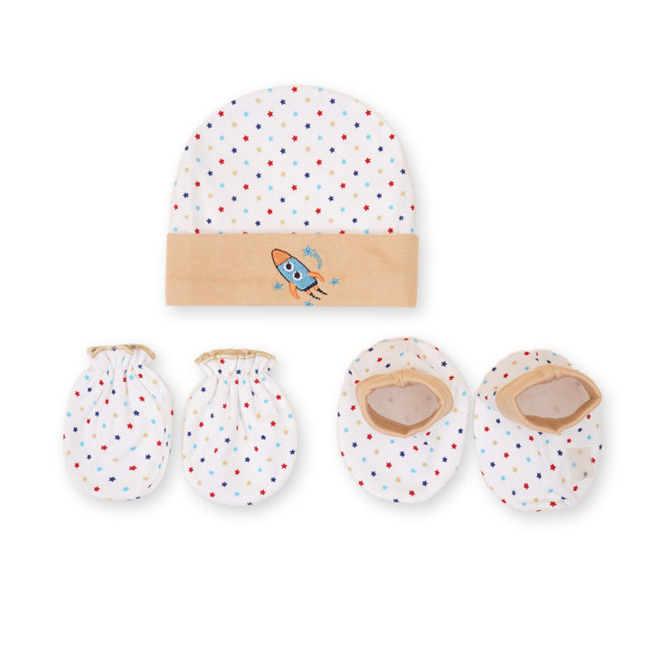 SUNSHINE LITTLE SPARKS PACK OF 3 CAP SET STAR MULTI COLOUR