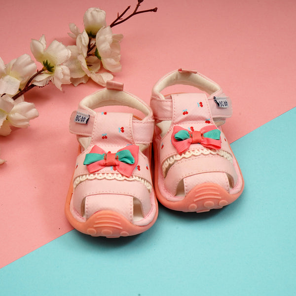 Kids Sandals Bow Pink - Sunshine