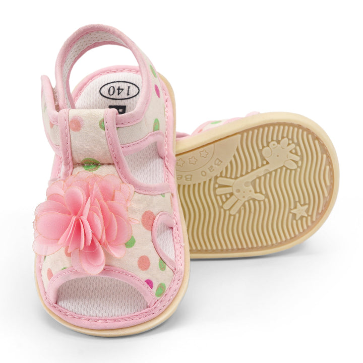 SUNSHINE GIRLS SANDALS PINK FLOWER PINK  14.5 CM 3-4 Y