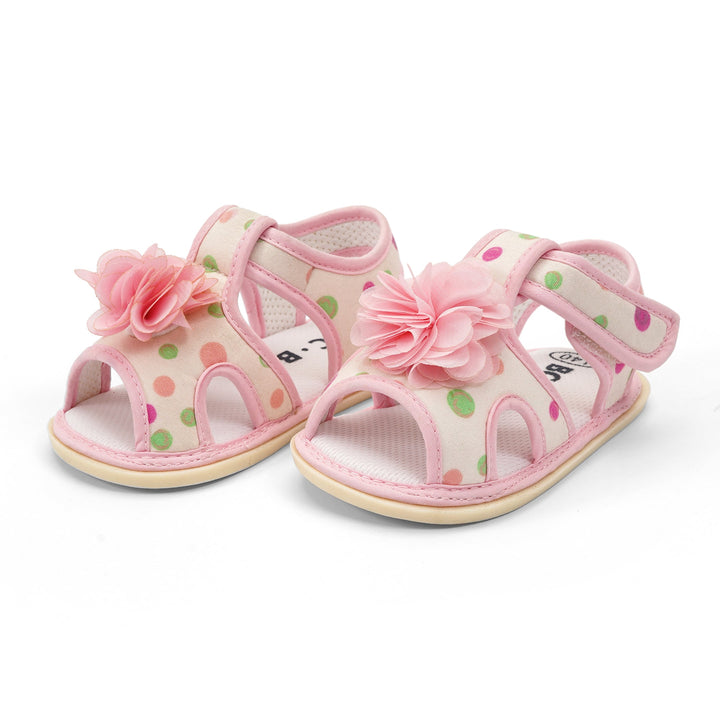 SUNSHINE GIRLS SANDALS PINK FLOWER PINK  14.5 CM 3-4 Y