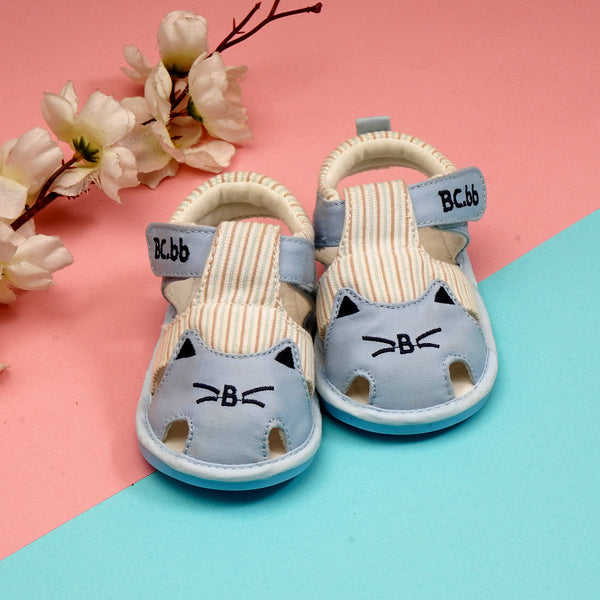 Kids Sandals Cat Blue Stripes - Sunshine