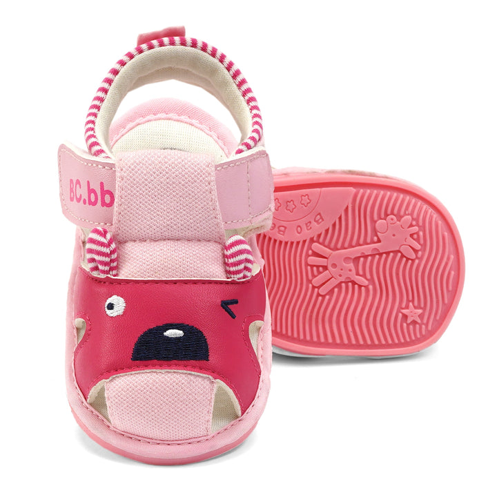 SUNSHINE BABY SANDLE DARK PINK BEAR WINK NO 15.0 CM 12-18M