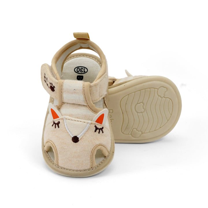 SUNSHINE BABY SANDALS CAT STRIPES BEIGE 12.5 CM 12-18 M