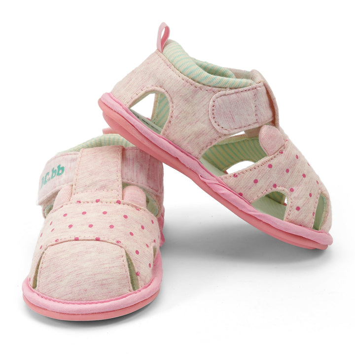 SUNSHINE BABY SANDAL POLKA DOTS PINK NO.15 13.0 CM 2 Y