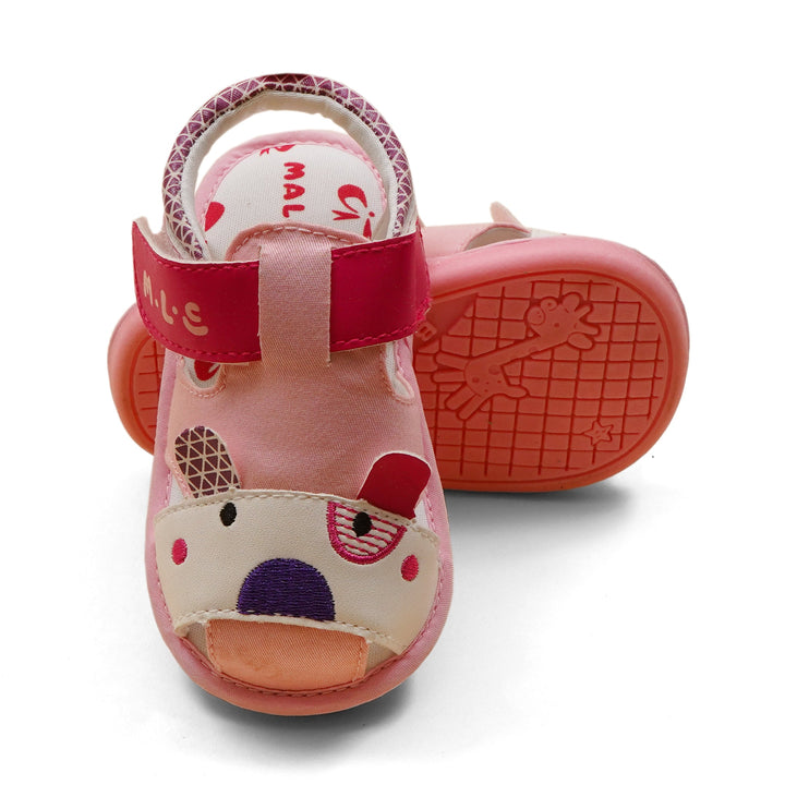 SUNSHINE BABY SANDALS RABBIT FACE WHITE NO.15 13.5 CM  2Y