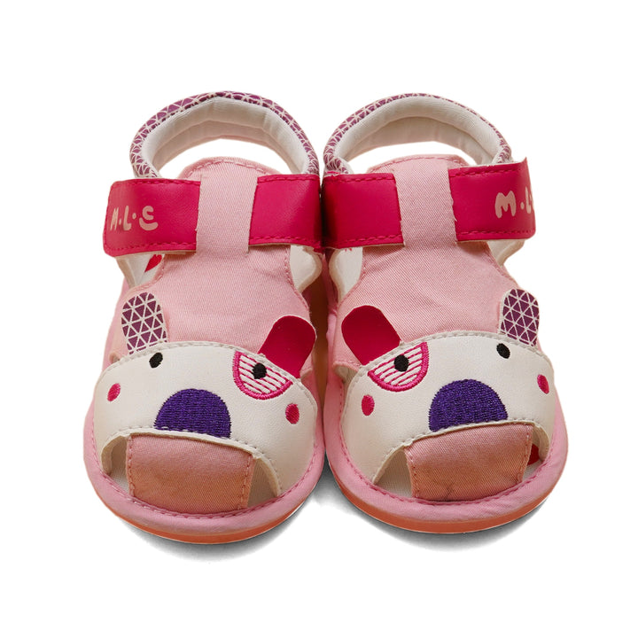 SUNSHINE BABY SANDALS RABBIT FACE WHITE NO.15 13.5 CM  2Y