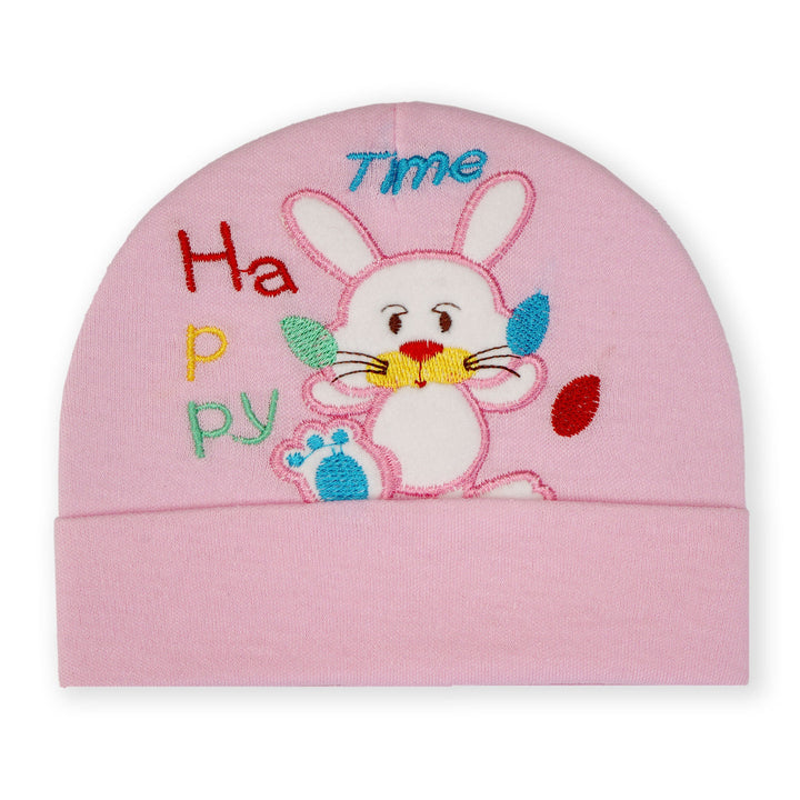 SUNSHINE MY HAPPY BUNNY 3PCS CAP SET PINK