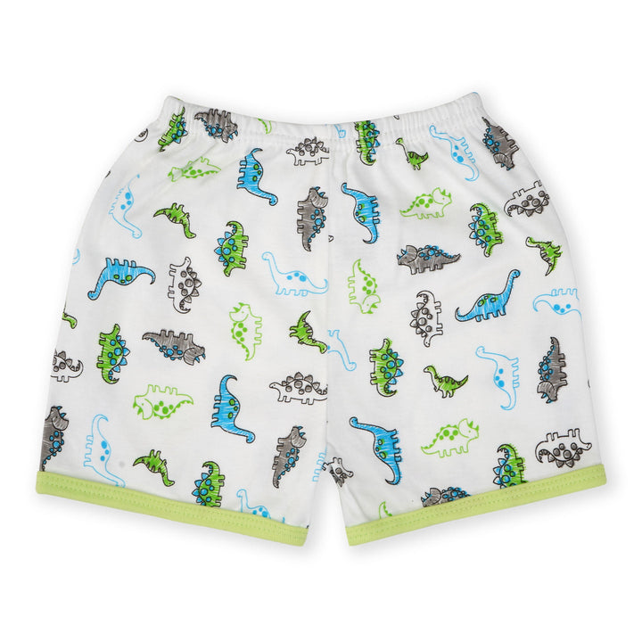 SUNSHINE MY LITTLE BABY SHORT & SHIRT MULTI DINOSAUR GREEN 3-6M