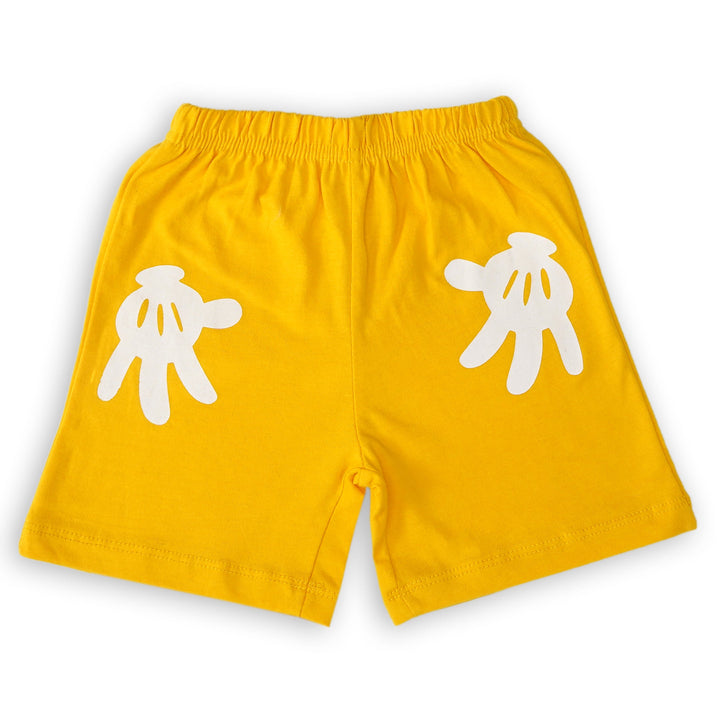 SUNSHINE KIDS SHORT & SHIRT WHERE R U BOY BLACK 3-4Y