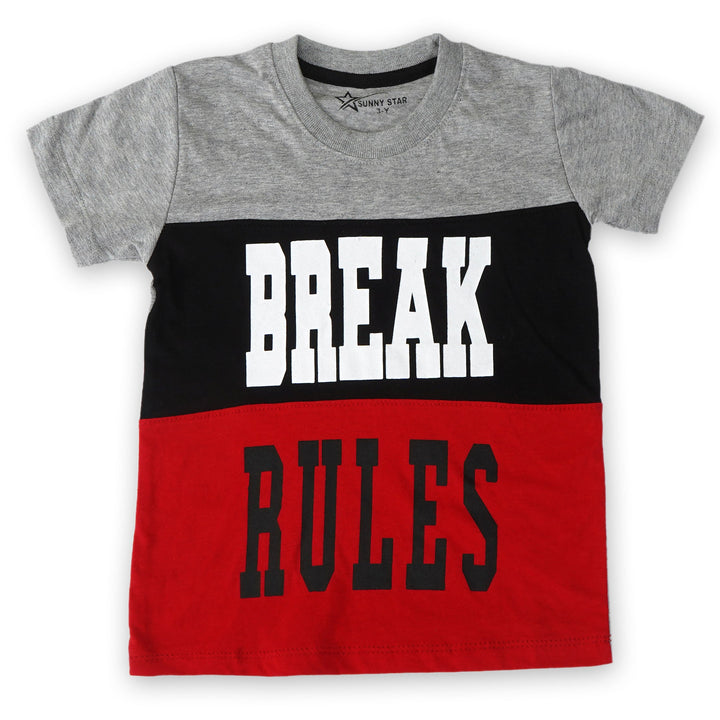 SUNSHINE KIDS SHORT & SHIRT BREAK RULES 3-4Y