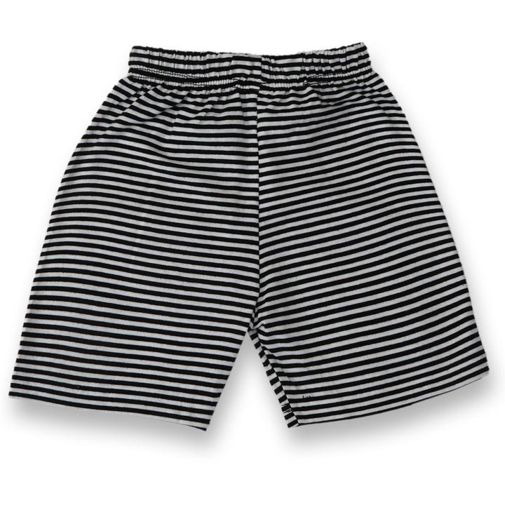 SUNSHINE KIDS PAJAMA SET SEVENTY FIVE FRIENDSHIP BLACK STRIPES (XL)7-8Y