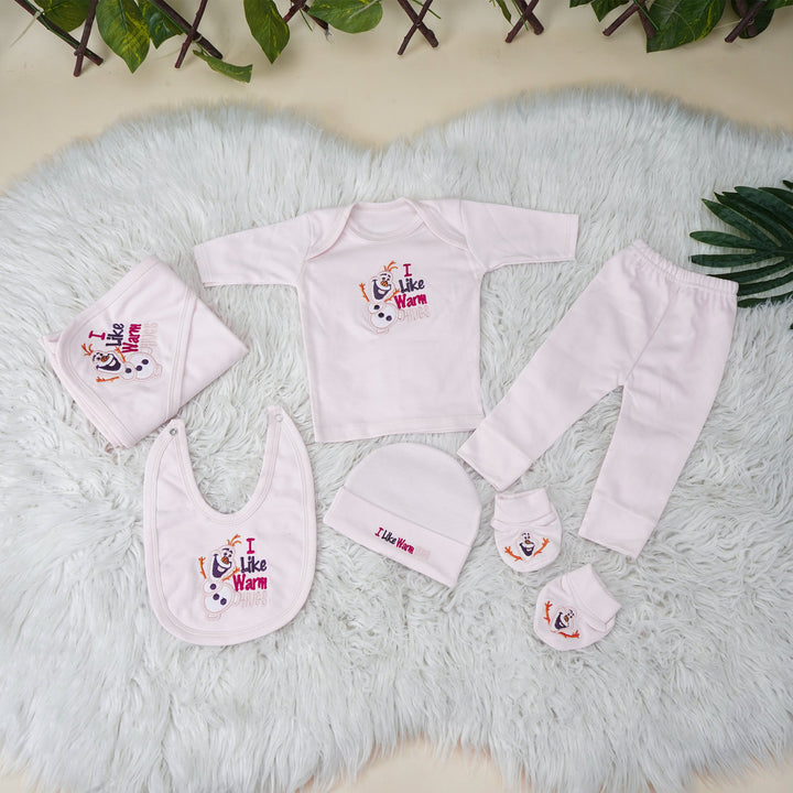 SUNSHINE BABY GIFT SET 7 PCS I LIKE WARM HUGS PINK