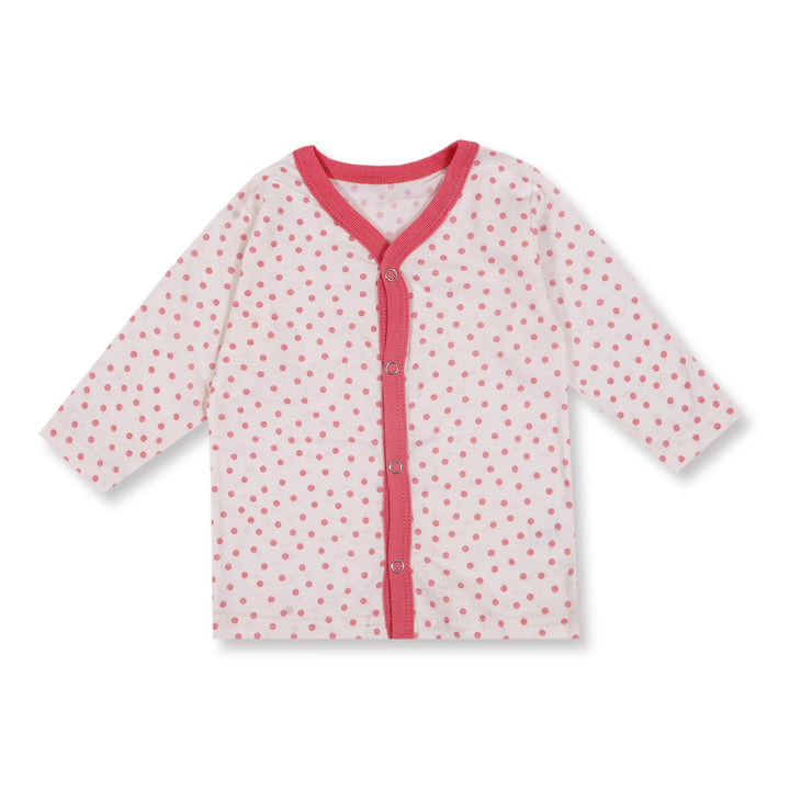 SUNSHINE SLEEP SUIT POLKA DOTS PINK( 18-24 M)