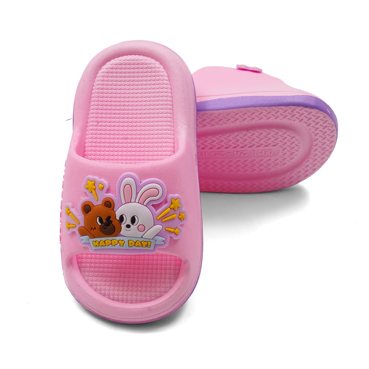 SUNSHINE KIDS SLIPPERS HAPPY DAY PINK (7-8 Y) (28/29) 180MM