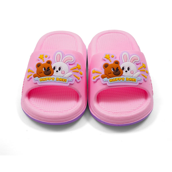 SUNSHINE KIDS SLIPPERS HAPPY DAY PINK (7-8 Y) (28/29) 180MM