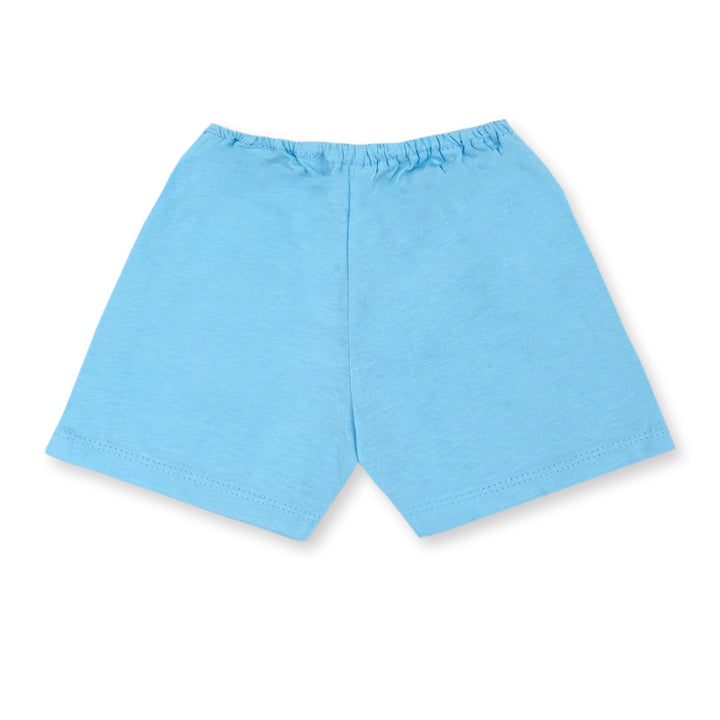 SUNSHINE BABY SHORT AND SANDO SET PENGUIN SKY BLUE 6-12 M