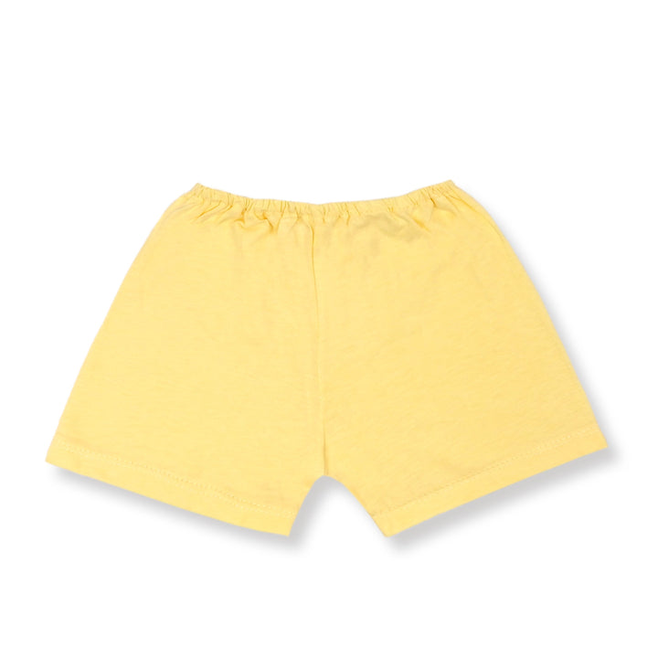 SUNSHINE BABY SHORT AND SANDO SET PENGUIN YELLOW 6-12 M