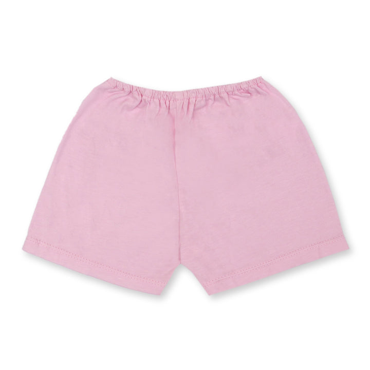 SUNSHINE BABY SHORT AND SANDO SET PENGUIN PINK 6-12 M