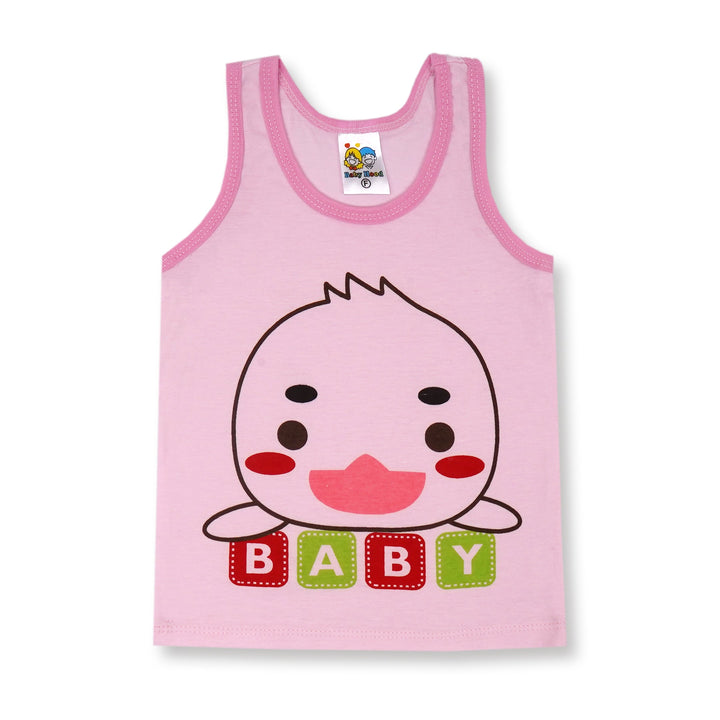 SUNSHINE BABY SHORT AND SANDO SET PENGUIN PINK 6-12 M