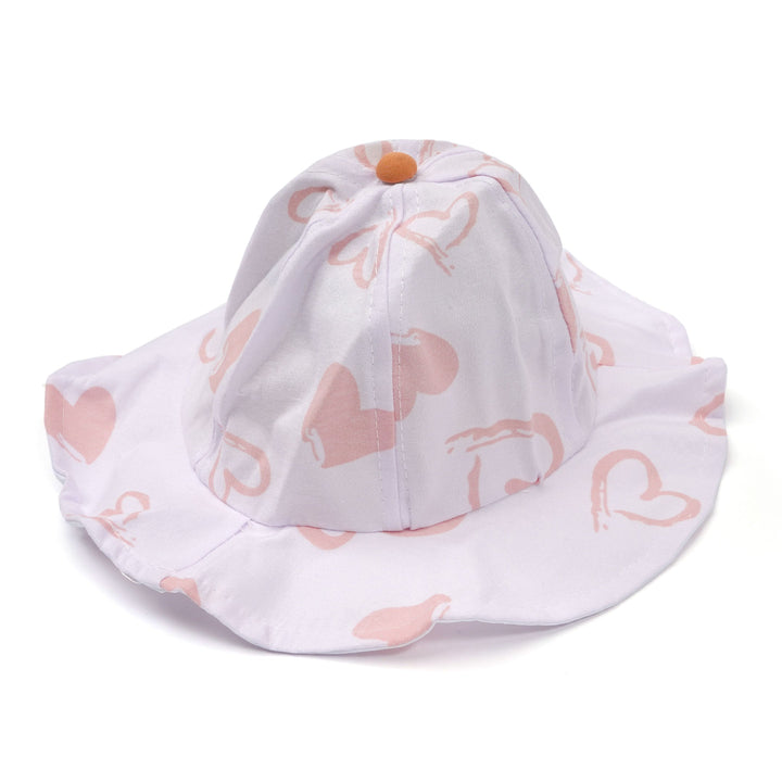 SUNSHINE KIDS HAT HEART LIGHT PURPLE