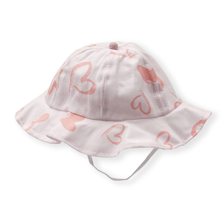 SUNSHINE KIDS HAT HEART BABY PINK