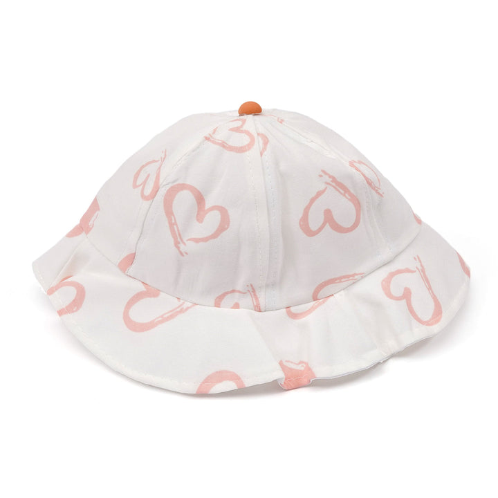 SUNSHINE KIDS HAT HEART WHITE