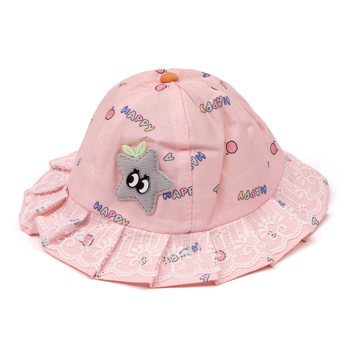 SUNSHINE KIDS HAT STAR PEACH