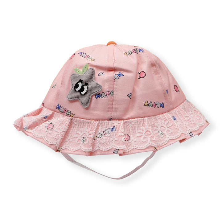 SUNSHINE KIDS HAT STAR PEACH