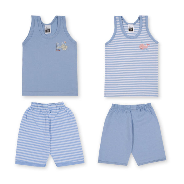 SUNSHINE KIDS SANDOS PACK OF 2 STRIPES BLUE (18)2-3Y