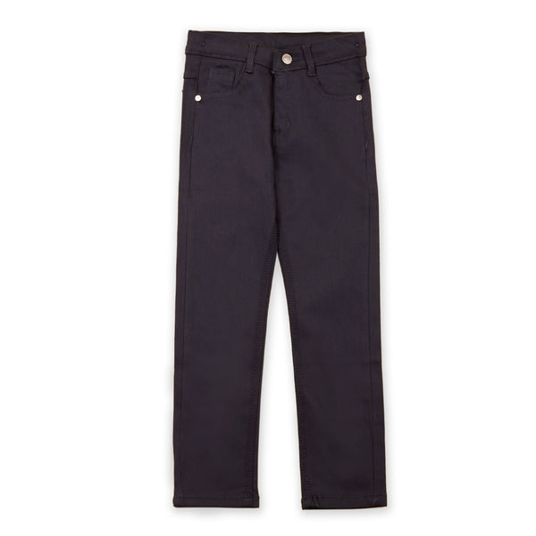 KIDS COTTON CHINO PANTS GREY NO.34 W.23" 12 Y