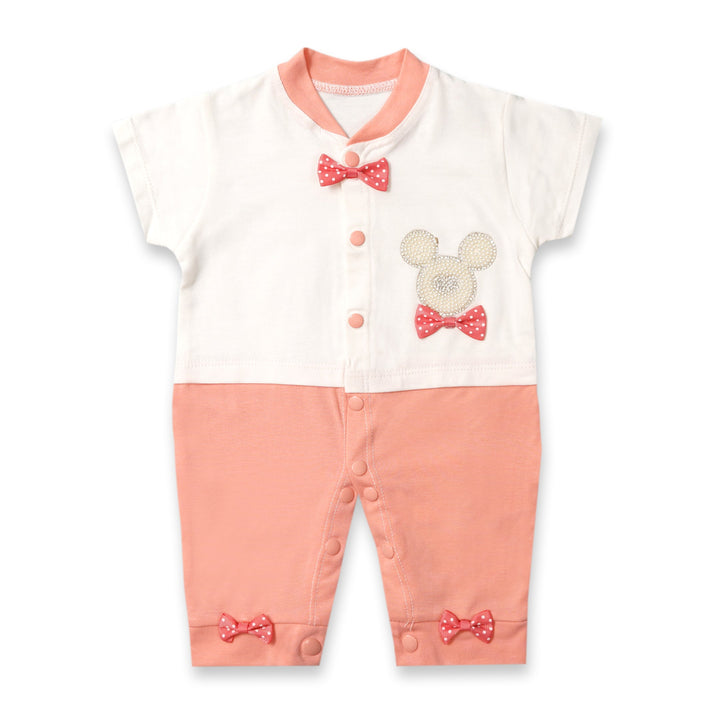 SUNSHINE BABY ROMPER PACK OF 3 MINNIE MOUSE PINK 6-9M